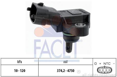 Датчик давления наддува (MAP) Hyundai Accent, Elantra, i30 (07-)/KIA Ceed, Cerat FACET 103180