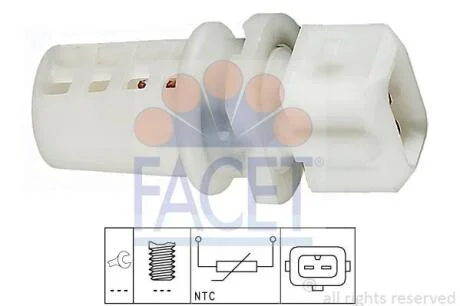 Датчик температури повітря Megane/Laguna 96-03 (10.4009) FACET 104009