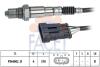 Датчик кисню (лямбда-зонд) Fiat 500 (08-)/Opel Combo D (12-) 1.4i (10.8237) FACET 108237 (фото 1)