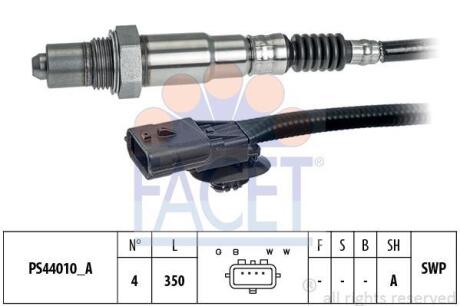 Датчик кислорода Megane III (08-16)/Scenic III (09-16) 1.2 Tce/1.4 Tce/2.0 Tce FACET 108310