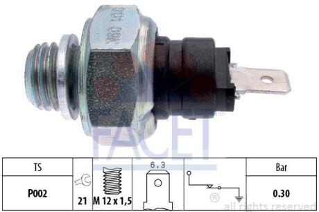 Датчик тиску оливи OM 601/611 >03 (7.0001) FACET 70001