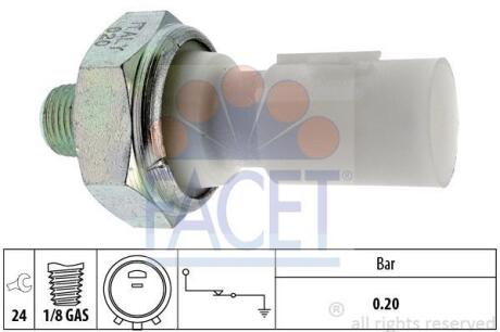 Датчик тиску оливи Hyundai i20 1.2 (12-15) (7.0182) FACET 70182