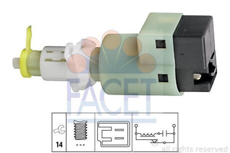 Датчик стоп-сигналу Fiat Albea 1.2 (98-09) (7.1107) FACET 71107