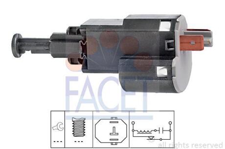 Датчик стоп-сигналу Opel Astra/Vectra (95-) (7.1155) FACET 71155