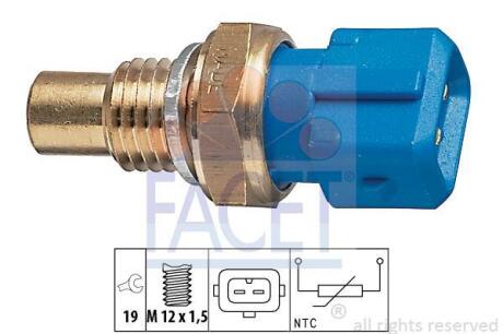 Датчик температури Chevrolet Matiz 1.0 (08-13) (7.3194) FACET 73194