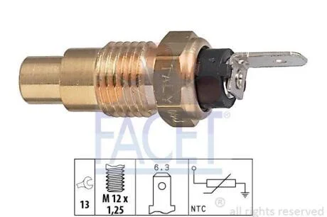 Датчик температури Nissan Navara 2.5 DCi (01-), X-Trail 2.2 DCi (01-) (7.3223) FACET 73223