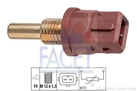 Датчик температури Land Rover Freelander 1.8 16v 4x4 (00-06) (7.3248) FACET 73248