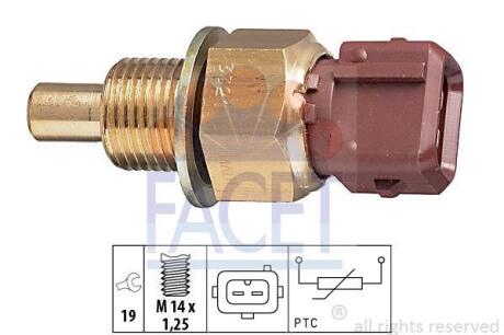 Датчик температури BERLINGO/ PARTNER 1.1-3.0 93- (7.3321) FACET 73321