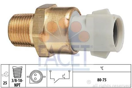 Датчик вмикання вентилятора Ford Escort 86 express 1.4 i (86-90) (7.5052) FACET 75052