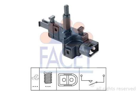 Датчик заднього ходу Mercedes Benz W124/202/210 (88-) (7.6165) FACET 76165