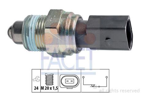 Датчик заднього ходу Golf 97-06/Octavia 99-07 (7.6205) FACET 76205