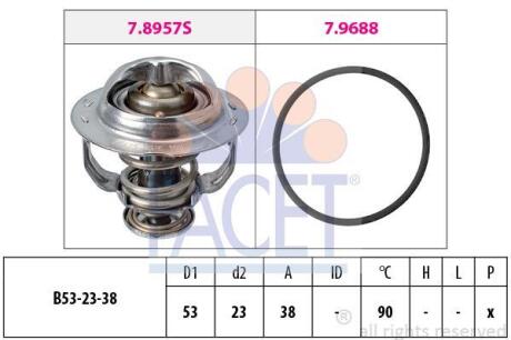 Термостат Vw Beetle 2.0 tsi (12-) (7.8957) FACET 78957