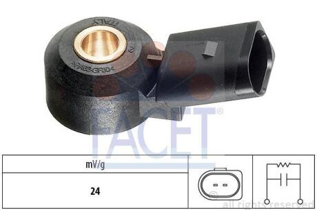 Датчик детонации Audi/VW/Skoda/Seat 1.0-3.2 TFSi (9.3144) FACET 93144