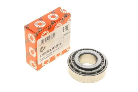 Підшипник КПП роликовий FAG KM12649.M12610
