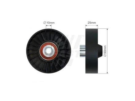 Ролик ременя генератора Fiat Ducato 2.3 JTD (06-) FAST FT44548