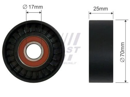 Ролик ременя генератора натяжний Fat Ducato 3.0 (06-, 14-) FAST FT44551