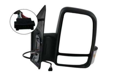Дзеркало електр. коротке прав Mercedes Sprinter 906 (06-) з підігрівом 6 PIN FAST FT88338
