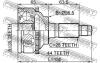 ШРУС FEBEST 0510-MPVLW3A44 (фото 2)