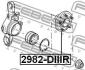 Маточина LAND ROVER DISCOVERY III, IV, RANGE ROVER SPORT I 04- зад. міст FEBEST 2982-DIIIR (фото 2)