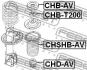 Підшипник опори амортизатора FEBEST CHB-T200 (фото 2)