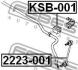 Втулка стабілізатора FEBEST KSB-001 (фото 2)