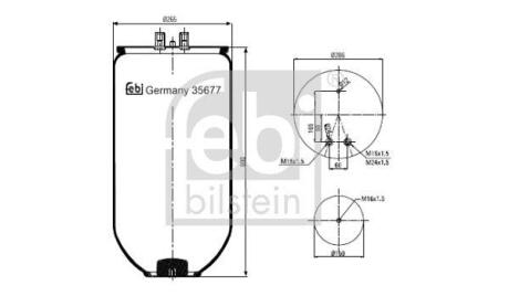 Подушка амортизуюча FEBI BILSTEIN 35677