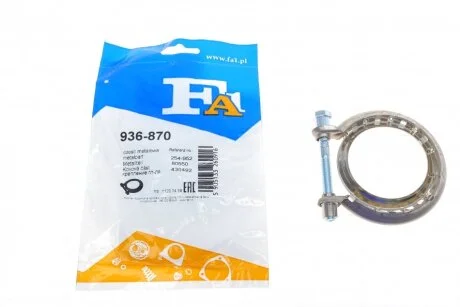 Хомут глушника FA1 Fischer Automotive One (FA1) 936-870