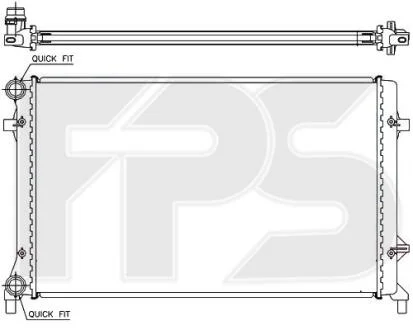 Радіатор охолодження FPS FP 12 A472