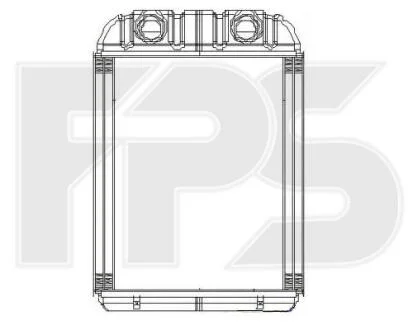 Радіатор пічки FPS FP 12 N197