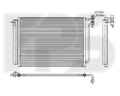 Конденсатор кондиціонера FPS FP 14 K08
