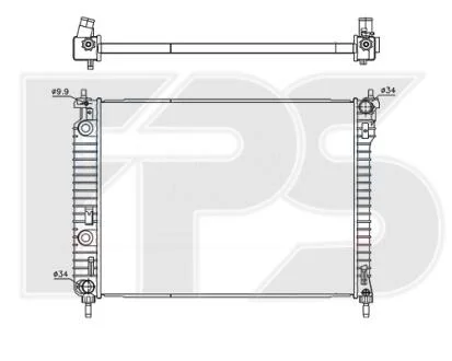 Радіатор охолодження FPS FP 17 A100