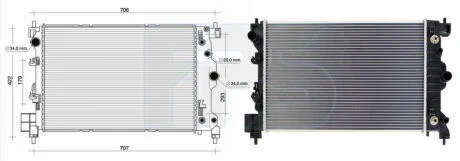 Радіатор охолодження FPS FP 17 A847