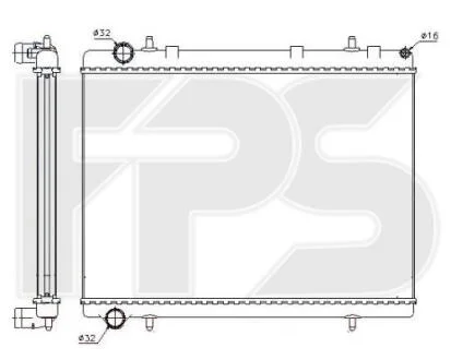 Радіатор охолодження FPS FP 20 A1442