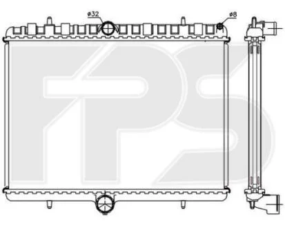 Радіатор охолодження FPS FP 20 A309