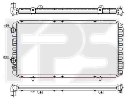 Радіатор охолодження FPS FP 20 A722