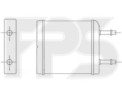 Радіатор пічки FPS FP 22 N72