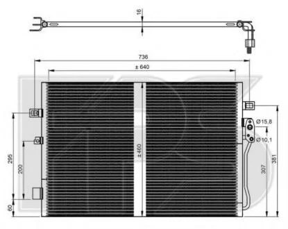 Конденсатор кондиціонера FPS FP 24 K455