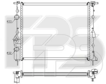 Радіатор охолодження FPS FP 27 A392