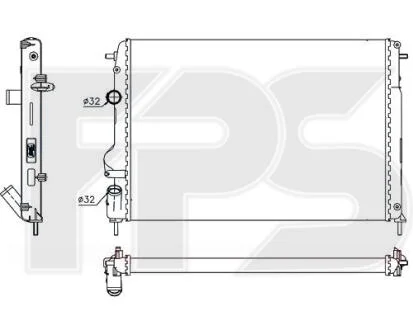 Радіатор охолодження FPS FP 27 A399