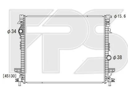 Радіатор охолодження FPS FP 28 A615