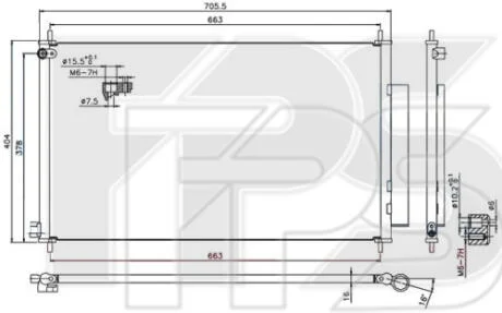 Конденсатор кондиціонера FPS FP 30 K33
