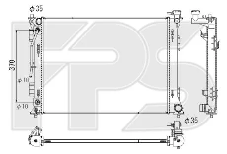 Радіатор охолодження FPS FP 32 A796