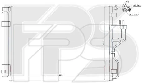 Конденсатор кондиціонера FPS FP 32 K825