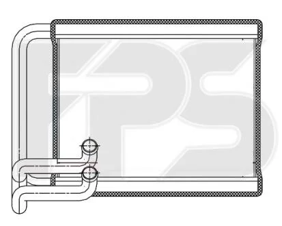 Радіатор пічки FPS FP 32 N176
