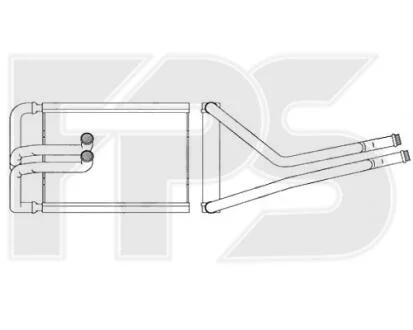 Радіатор пічки FPS FP 32 N194