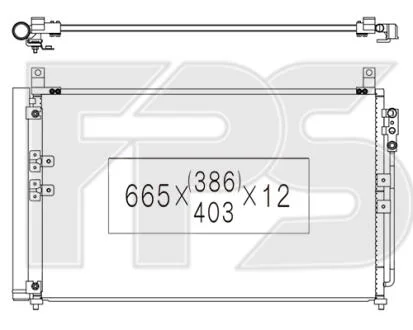 Конденсатор кондиціонера FPS FP 33 K366