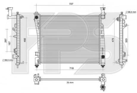Радіатор охолодження FPS FP 38 A783