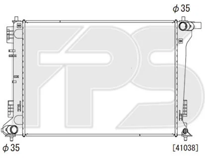 Радіатор охолодження FPS FP 40 A629