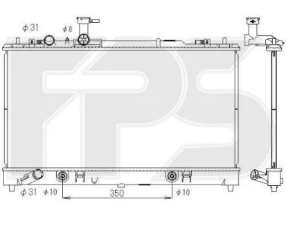 Радіатор охолодження FPS FP 44 A1381