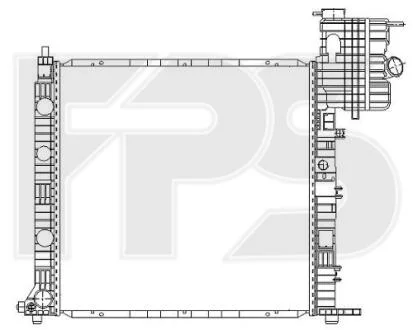 Радіатор охолодження FPS FP 46 A1027